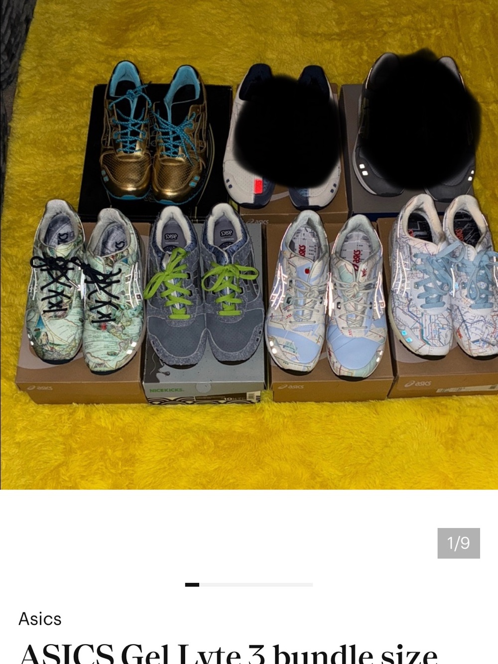 ASICS Gel Lyte 3 bundle size 10.5